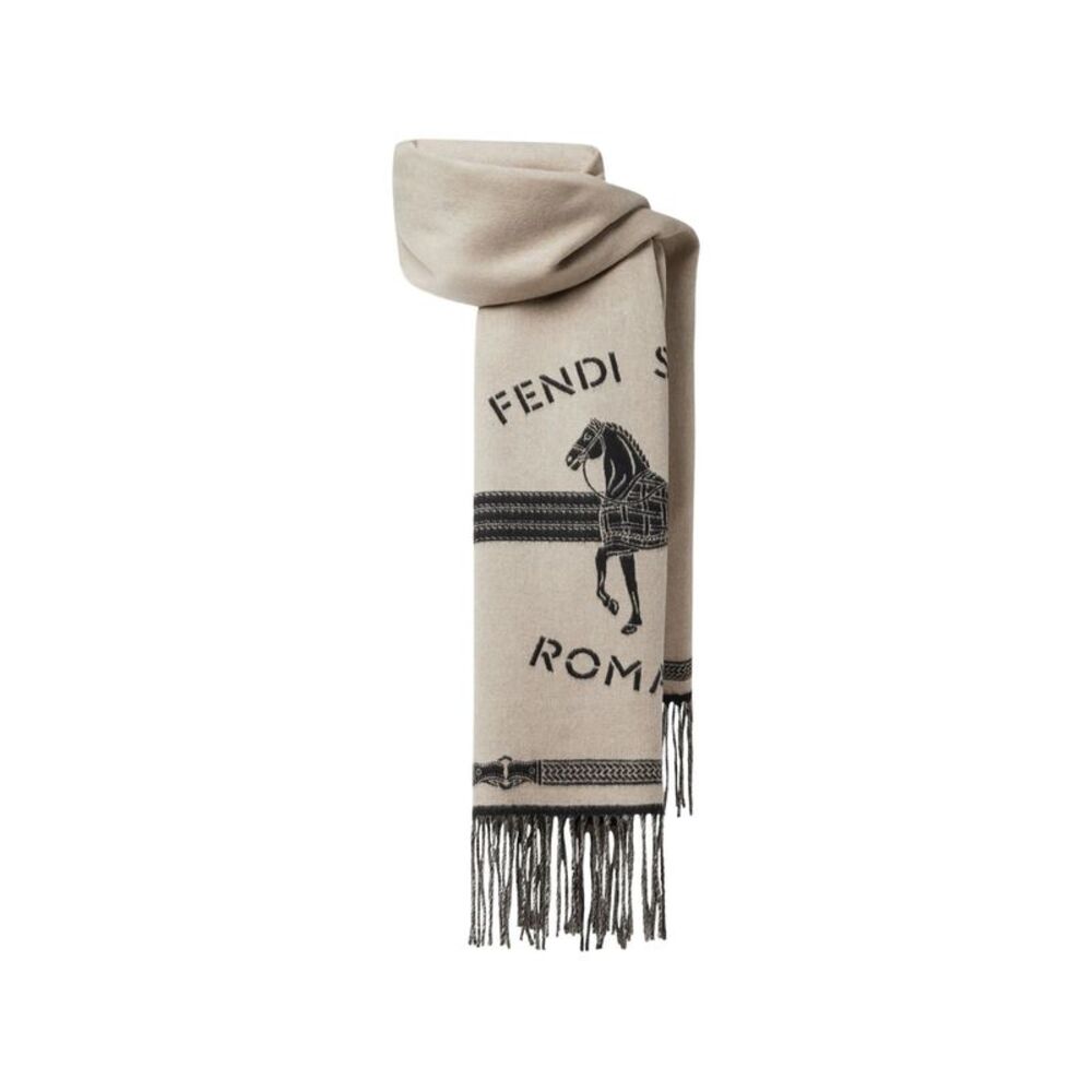Fendi Neutrals Scarves Women